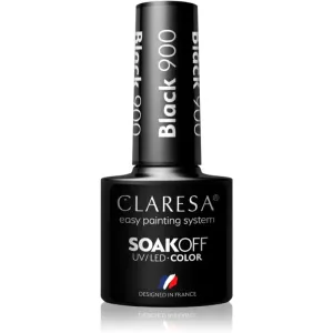 Claresa SoakOff UV/LED Color Black Gel-Nagellack Farbton 900 5 g