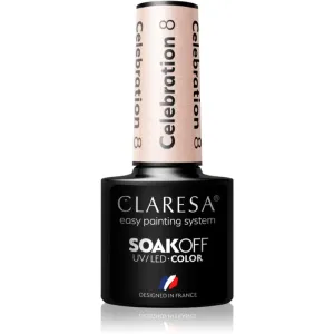 Claresa SoakOff UV/LED Color Celebration Gel-Nagellack Farbton 8 5 g