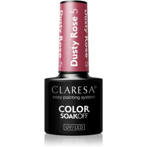 Claresa SoakOff UV/LED Color Dusty Rose Gel-Nagellack Farbton 5 5 g