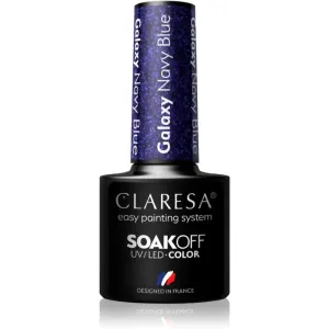 Claresa SoakOff UV/LED Color Galaxy Gel-Nagellack Farbton Navy Blue 5 g