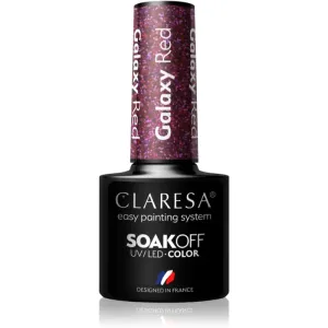 Claresa SoakOff UV/LED Color Galaxy Gel-Nagellack Farbton Red 5 g