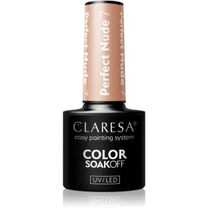 Claresa SoakOff UV/LED Color Perfect Nude Gel-Nagellack Farbton 7 5 g