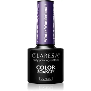 Claresa SoakOff UV/LED Color Winter Wonderland Gel-Nagellack Farbton 7 5 g