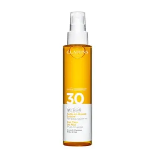 Clarins Bräunungsölspray für Körper und Haare LSF 30 (Bielenda Sun Care Oil Mist) 150 mll