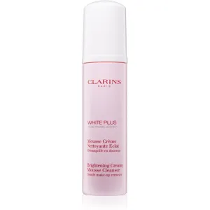 Clarins White Plus Pure Translucency Brightening Creamy Mousse Cleanser Reinigungsschaum für alle Hauttypen 150 ml