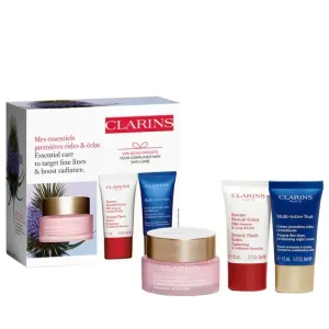 Clarins Hautpflege-Geschenkset gegen feine Fältchen Fine Lines & Boost Radiance