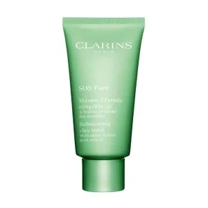 Clarins SOS Pure Rebalancing Clay Mask Reinigungsschaum für fettige Haut 75 ml