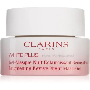 Clarins White Plus Pure Translucency Brightening Revive Night Mask-Gel Aufhellende Nachtmaske 50 ml