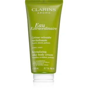 Clarins Eau Extraordinaire Revitalizing Silky Body Cream nährende Körpercrem für gemischte bis fettige Haut 200 ml