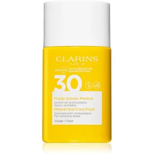 Clarins Mineral Sun Care Fluid mineralisches Bräunungsfluid für das Gesicht SPF 30 30 ml