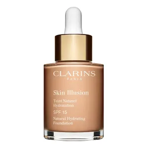 Clarins Skin Illusion Natural Hydrating Foundation Flüssiges Make Up mit Hydratationswirkung 108 Sand 30 ml