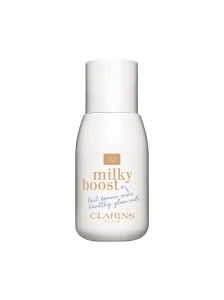 Clarins Milky Boost Foundation - 01 Cream tonisierende Feuchtigkeitsemulsion für eine einheitliche und aufgehellte Gesichtshaut 50 ml