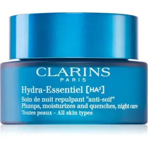 Clarins Hydra-Essentiel [HA²] Night Cream Feuchtigkeitsspendende Nachtcreme mit Hyaluronsäure 50 ml