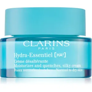 Clarins Hydra-Essentiel [HA²] Silky Cream feuchtigkeitsspendende und festigende Tagescreme mit Hyaluronsäure 50 ml