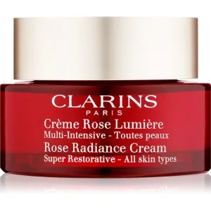 Clarins Rose Radiance Cream Super Restorative erneuernde Tagescreme gegen Falten 50 ml