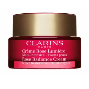 Clarins Tagescreme gegen Falten für alle Hauttypen Super Restorative (Rose Radiance Cream) 50 ml