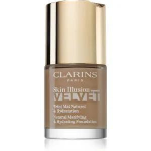 Clarins Skin Illusion Velvet Flüssig-Foundation mit mattem Finish mit nahrhaften Effekt Farbton 114N 30 ml
