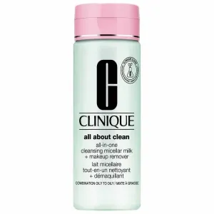 Clinique All About Clean All-in-One Cleansing Micellar Milk + Makeup Remove sanfte Reinigungsmilch für gemischte bis fettige Haut 200 ml