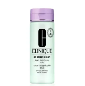 Clinique Flüssige Gesichtsreinigungsseife für trockene bis Mischhaut (Liquid Facial Soap Mild) 200 ml