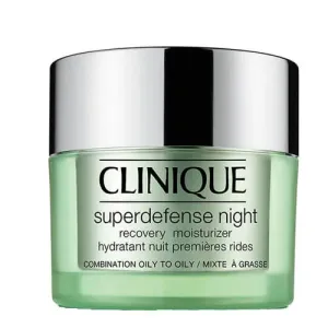 Clinique Nachtfeuchtigkeitscreme für gemischte bis fettige Haut Superdefense (Night Recovery Moisturizer Combination To Oily Skin) 50 ml