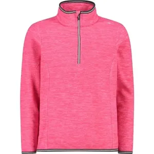 CMP KID G SWEAT Mädchen Sweatshirt mit 1/4 Reißverschluss, rosa, größe 116