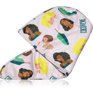 Coco & Eve Microfibre Hair Towel Wrap Handtuch für das Haar 2.0 Girl Print
