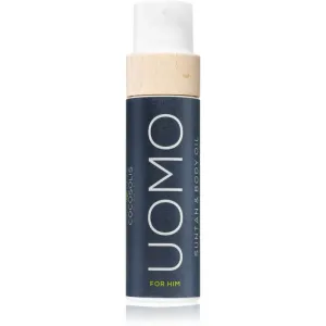 COCOSOLIS UOMO pflegendes Sonnenschutzöl ohne Schutzfaktor für Herren Black Coconut 110 ml