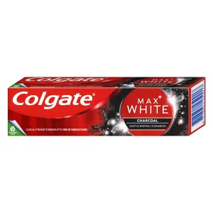 Colgate Zahnpasta mit Aktivkohle zum aufhellen Max White Charcoal 75 ml