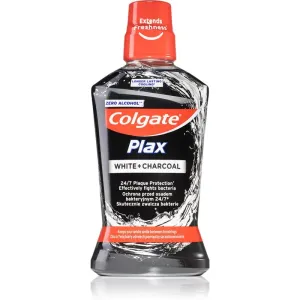 Colgate Plax Charcoal Mundwasser gegen Plaque für gesundes Zahnfleisch ohne Alkohol 500 ml