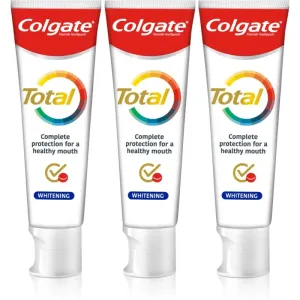 Colgate Total Whitening bleichende Zahnpasta 3 x 75 ml