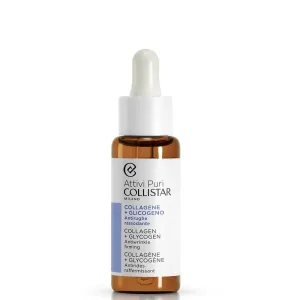 Collistar Attivi Puri Collagen+Glycogen Antiwrinkle Firming Hautserum zur Reduzierung von Alterserscheinungen mit Kollagen 30 ml
