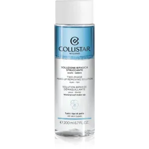 Collistar Cleansers Two-phase Make-up Removing Solution Eyes-Lips Zweiphasen-Foundation-Entferner für wasserfestes Augen- und Lippen-Make-up 200 ml