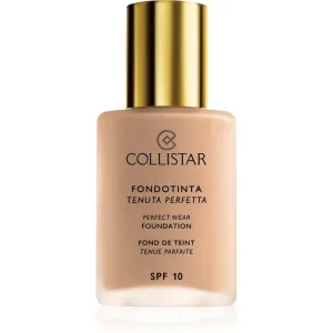Collistar Perfect Wear Foundation wasserfestes Flüssig-Make up LSF 10 Farbton 3.1 Sand 30 ml