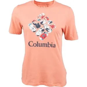 Columbia BLUEBIRD DAY RELAXED CREW NECK Damenshirt, lachsfarben, größe L