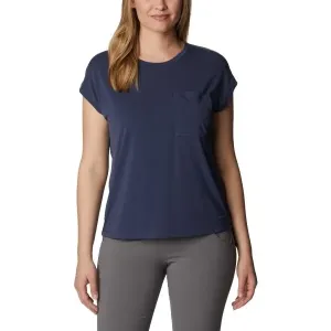 Columbia BOUNDLESS TREK SHORT SLEEVE TEE Damen T-Shirt, blau, größe L