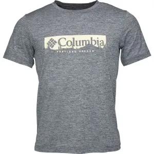 Columbia KWICK HIKE GRAPHIC SS TEE Herren T-Shirt, blau, größe L