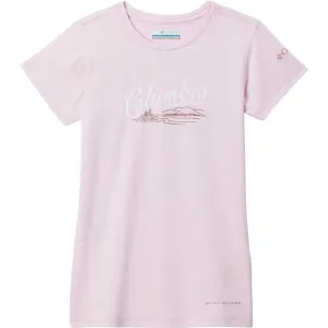 Columbia MISSION PEAK™ SHORT SLEEVE GRAPHIC SHIRT Mädchen T-Shirt, rosa, größe L