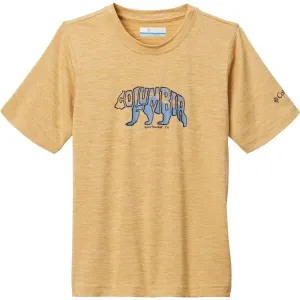 Columbia MOUNT ECHO™ SHORT SLEEVE GRAPHIC SHIRT T-Shirt für Kinder, gelb, größe XL