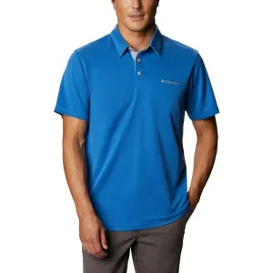 Columbia NELSON POINT POLO Herren Poloshirt, blau, größe S #1040587