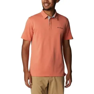 Columbia NELSON POINT POLO Herren Poloshirt, orange, größe S #1045159