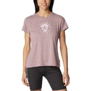 Columbia SLOAN RIDGE™ GRAPHIC SS TEE Damen T-Shirt, weinrot, größe L
