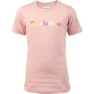 Columbia SWEAT PINES GRAPHIC SHORT SLEEVE TEE Kindershirt, rosa, größe XL