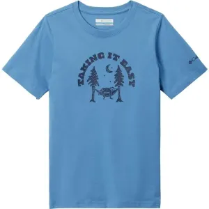 Columbia VALLEY CREED SHORT SLEEVE GRAPHIC SHIRT Kindershirt, blau, größe M