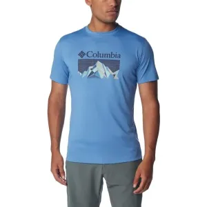 Columbia ZERO RULES SHORT Herrenshirt, blau, größe L