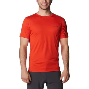 Columbia ZERO RULES SHORT Herrenshirt, rot, größe S