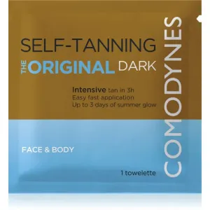 Comodynes Self-Tanning Towelette Selbstbräuner-Pads Für Gesicht und Körper Farbton dark 8 St