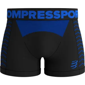 Compressport SEAMLESS BOXER Herren Unterhose, schwarz, größe XL