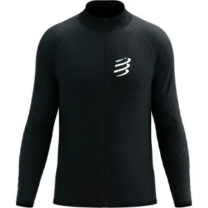 Compressport SEAMLESS ZIP SWEATSHIRT Sweatshirt, schwarz, größe XL