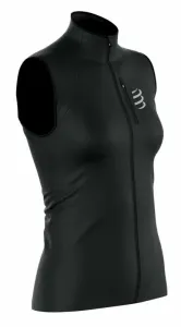 Compressport Hurricane Windproof Vest W Black XS Laufjacke
