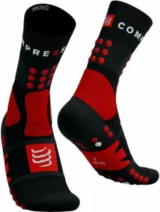 Compressport Hiking Socks Black/Red/White T3 Laufsocken